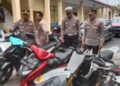 Belasan Motor dan 1 Mobil Dikandangkan di Polres Sidrap, Umumnya Gunakan Kenalpot Bising