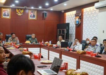 Wali Kota Parepare, HM Taufan Pawe mengadakan rapat bersama Kepolisian Daerah (Polda) Sulawesi Selatan (Sulsel) di Mapolda Sulsel, Jl. Perintis Kemerdekaan km 16 Kota Makassar pada Kamis (19/1/2023)