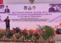 Bupati Enrekang, Muslimin Bando menghadiri puncak acara Silaturahmi Daerah (Silatda) Himpunan Keluarga Massenrempulu (HIKMA) se-Sulawesi Tenggara. Kegiatan itu berlangsung di Aula Pemda Kolaka Timur, Ahad-Senin, (22-23/1/2023)