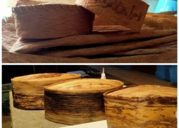 Kreatif, Mahasiswa IAIN Parepare Asal Sidrap Ini Buat Songkok Berbahan Kulit Kayu dan Pelepah Pisang