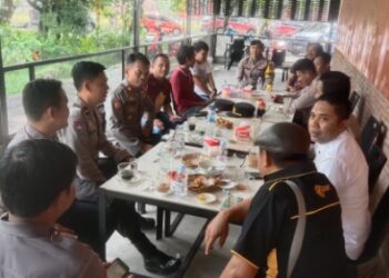 Jaga Kebersamaan, Kapolsek Maritengae Coffee Morning Bersama Jajaran