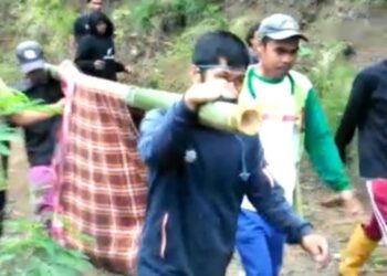 Kata Kadus Paleleng Pinrang, Jenazah Ditandu Warga Sejauh 3 KM