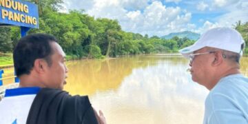 Suplai Air Baku Instalasi II Panaikang Turun, Beni Iskandar Cek Langsung Bendungan