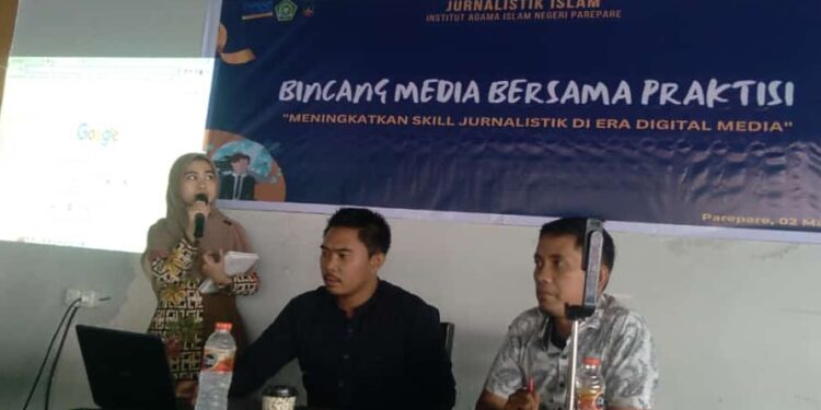 Program Studi Jurnalistik Islam (Prodi-JI) menggelar Bincang Media atau Focus Group Disscusion (FGD) bersama Praktisi di Sunhey Space, Kecamatan Soreang, Kota Parepare, pada Kamis (2/3/2023) pagi
