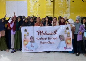 Melani, Pedangdut Jebolan Lida Kembali Berbagi Bersama Anak Panti