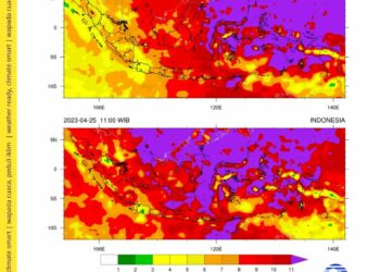 Hari Ini, Cuaca Panas Ekstrem Melanda Sejumlah Wilayah Indonesia