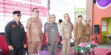 Hadiri Pelantikan Perangkat Desa se-Kecamatan Maiwa, Bupati MB Puji Karena Beda