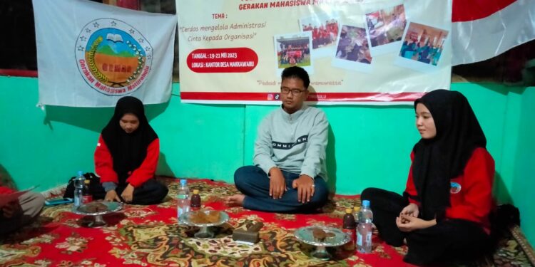 Gerakan Mahasiswa Mattirobulu (Gemar) Kecamatan Mattirobulu Kabupaten Pinrang menggelar Pelatihan Adminstrasi yang dirangkaikan dengan Milad ke-10 tahun