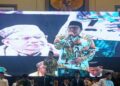 Ponpes An-Nahdlah Makassar memperingati Haul ke-10 tahun AG. KH. Muh. Harisah, AS, pendiri Ponpes An-Nahdlah Makassar di Balai Gendung Manunggal pada Sabtu (20/5/2023) malam yang dihadiri Cak Imin