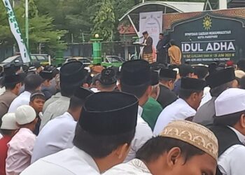 Dihadiri Wali Kota, Pengurus Muhammadiyah Parepare Gelar Salat Idul Adha di Lapangan Andi Makkasau