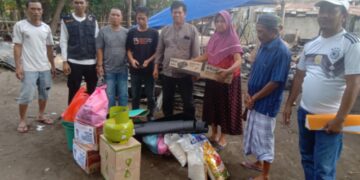 Bantuan buffer stok logistik BPBD Provinsi Sulsel disalurkan kepada korban terdampak musibah, Sabtu (10/6/2023)