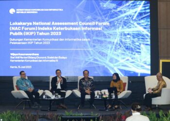 Komisi Informasi Pusat Republik Indonesia resmi merilis hasil Indeks Keterbukaan Informasi Publik (IKIP) tahun 2023 dalam National Assessment Council (NAC) Forum yang berlangsung di Grand Ballroom Pullman Hotel Central Park Jakarta, Selasa-Kamis (13-15/6/2023)