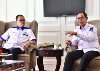 Kepala BPSDM Sulsel, Prof. Dr. Muhammad Jufri menerima kunjungan Perwakilan Atase Pendidikan di Kedutaan Besar Malaysia, Zulfadhli Bin Hamzah