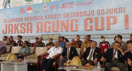 Bersama Kajari, Bupati Sidrap Hadiri Pembukaan Kejuaraan Karate Jaksa Agung Cup I Bersama Kajari, Bupati Sidrap Hadiri Pembukaan Kejuaraan Karate Jaksa Agung Cup I