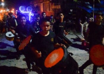 Meriahnya Perayaan Tahun Baru Islam 1445 H di Desa Padakkalawa Pinrang