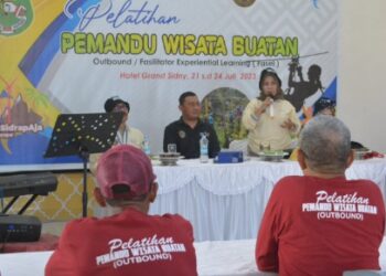 Tutup Pelatihan Pemandu Wisata Buatan, Kadisporapar Sidrap Harap Peserta Aplikasikan Ilmu