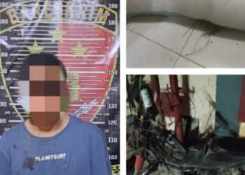 Pencuri di Sidrap Babak Belur Kepergok Curi Gabah
