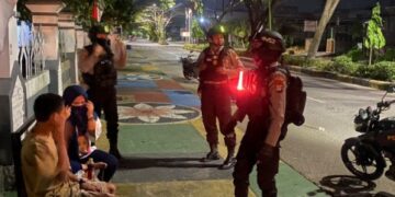 Urungkan Niat Jahat 3C, Polres Pinrang Gencar Patroli Blue Light