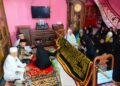 Suasana duka di Jalan Ambo Dondi, Kabupaten Pinrang, Rabu (2/8/2023)