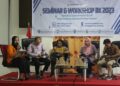 Himpunan Mahasiswa Bimbingan dan Konseling, Fakultas Ilmu Pendidikan Universitas Negeri Makassar (HIMA BK FIP UNM) sukses menggelar Seminar dan Workshop Bimbingan Konseling 2023, Ahad (6/8/2023)