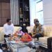 Rektor IAIN Parepare, Dr. Hannani, M.Ag., menemui Bupati Barru, H. Suardi Saleh di ruang kerja Bupati Barru, Rabu (9/8/2023)