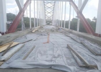 Pembangunan jembatan Pacongkang di Kabupaten Soppeng segera rampung