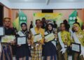 Para pemenang Duta Lingkungan Hidup Parepare yang terpilih di Grand Final, Kebun Raya Jompie, Sabtu (12/8/2023)
