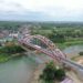 Pembangunan Jembatan Pacongkang di Kabupaten Soppeng diresmikan pada Rabu (23/8/2023)