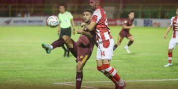 Tim Juku Eja meraih 3 poin usai menaklukkan perlawanan Persis Solo di Stadion Gelora Baharuddin Jusuf Habibie (GBH) Parepare, Senin (28/8/2023) 20.00 WITA.
