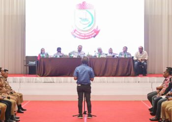 Moh. Ramdhan Pomanto Wali Kota Makassar memimpin langsung rakor didampingi oleh Wakil Wali Kota, para Asisten, dan Staf Ahli, bertempat di DP hall Jl Amirullah, Senin (4/9/2023)