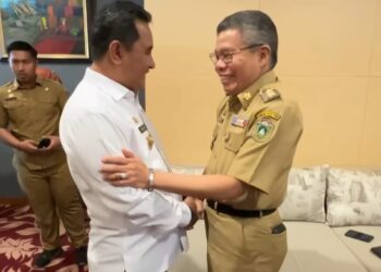 Wali Kota Parepare, Dr HM Taufan Pawe menghadiri Rapat Koordinasi Nasional bersama Menteri Dalam Negeri secara daring yang juga diikuti oleh seluruh kepala daerah se-Sulawesi Selatan, di Kantor Gubernur Sulsel, Makassar, Selasa (12/9/2023)