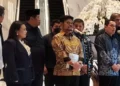 Menteri Pertanian RI, Syahrul Yasin Limpo saat jumpa pers di Kantor Nasdem
