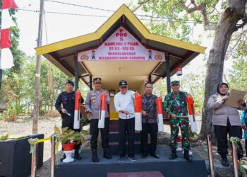 Lebih Waspada Tindakan Kejahatan, Taufan Pawe Apresiasi Pembangunan Poskamling Tiga Pilar