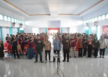 KPU Parepare Goes to Campus, Nobar Film Kejarlah Janji di IAIN Parepare, Sabtu (28/10/2023).