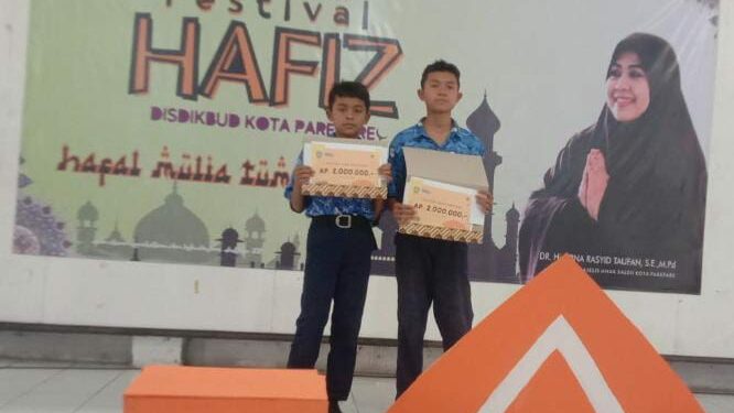 Duo Bersaudara Siswa SMP Muhammadiyah Parepare Nominasi Penghafal Alquran di Tahfidz Fest