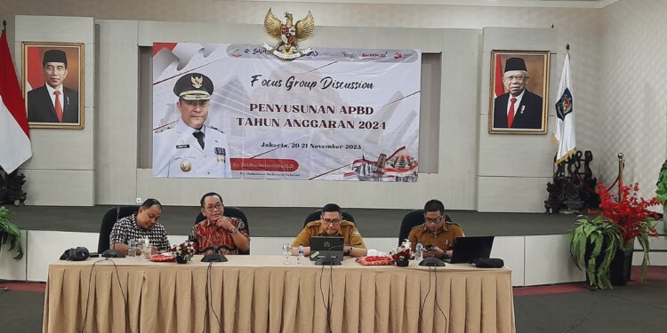BKAD Sulsel gelar kegiatan FGD Penyusunan APBD Tahun Anggaran 2024 di Kantor Kementerian Dalam Negeri, Jakarta Pusat, Senin (20/11/2023). (Sumber: Humas Pemprov Sulsel)