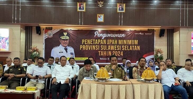 Sah ! UMP Sulsel 2024 Naik 1,4 Persen