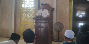 Pj Wali Kota Parepare, Akbar Ali mengingatkan warga untuk menjaga keamanan jelang Pilkada 2024, Jumat (10/11/2023). (Sumber Foto: Artikel News)