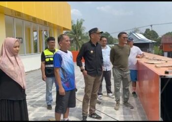 Gedung pusat Penyakit Infeksi RSUD Andi Makkasau Hampir Rampung