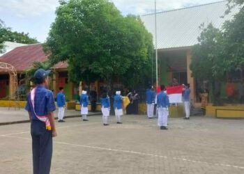 UPTD SMPN 1 Parepare Gelar Upacara Peringatan Hari Lahir Pancasila