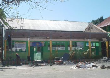 Ruang Kelas SMPN 9 Parepare Direhab, Proses Pembelajaran Tetap Aktif