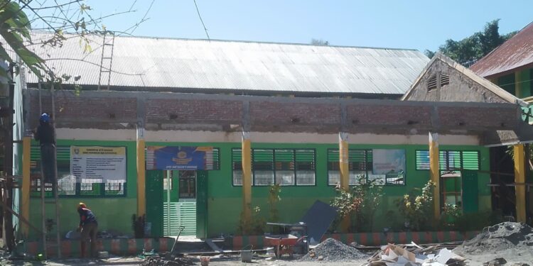 Ruang Kelas SMPN 9 Parepare Direhab, Proses Pembelajaran Tetap Aktif Ruang Kelas SMPN 9 Parepare Direhab, Proses Pembelajaran Tetap Aktif