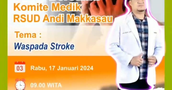 Talkshow Sehat RSUD Andi Makkasau Ulas Tentang Penyakit Stroke