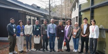Wakil Rektor Bidang Akademik, Prof. M. Ruslin, drg., M.Kes., Sp.BM(K)., Ph.D., melakukan kunjungan ke Research Institute for Humanity and Nature (RHIN) di Tokyo Jepang,  Rabu, (7/2/2024)