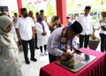 Kepala Kantor Wilayah Kementerian Hukum dan HAM Sulawesi Selatan Liberti Sitinjak meresmikan Unit Layanan Terpadu Rumah Tahanan Negara Kelas IIB Masamba, Kamis(21/3/2024)
