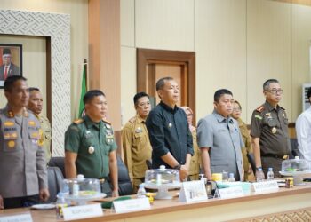 Pj Wali Kota Parepare Bersama Forkopimda Hadiri Silaturahmi Dengan Kodam XIV Hasanuddin