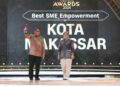Wali Kota Makassar Moh Ramdhan Pomanto menerima 4 penghargaan sekaligus dalam Program CNN Indonesia Awards 2024 di Hotel Claro, Kamis (21/3/2024)