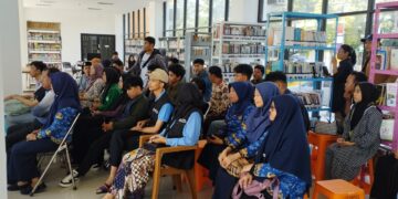 Pendampingan komunitas penggerak literasi diselenggarakan di Perpustakaan Panrita Kota Parepare, Kamis (25/4/2024)