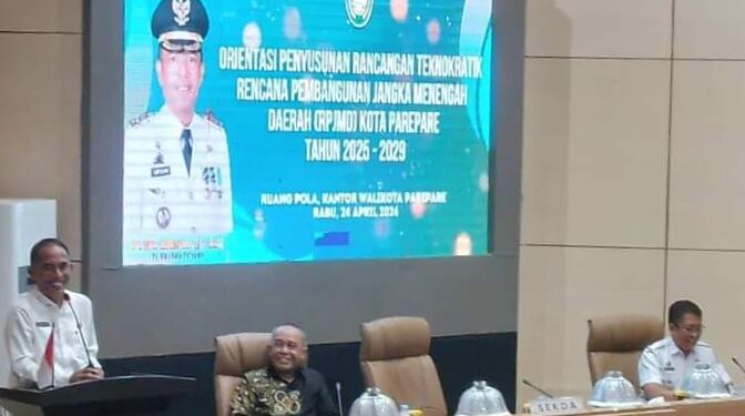 Sekda Parepare Buka Orientasi Penyusunan Rancangan Teknokratik RPJMD 2025-2029