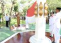 Pemerintah Kota Makassar menggelar upacara bendera dalam rangka memperingati Hari Kebangkitan Nasional (Harkitnas) ke-116 di halaman Balai Kota Makassar, Senin (20/5/2024)